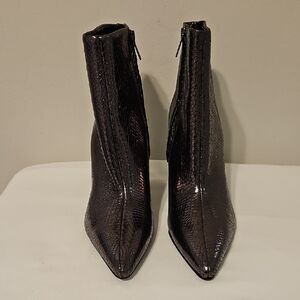 Marc Fisher Pewter Ankle Boots